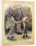 The meeting of Emin Pasha and Mr Stanley at Kavalli, 29th April, 1888 by Anonymous