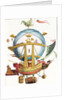 La Minerve cartoon of French 'air vessel', early 19th century by Anonymous