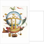 La Minerve cartoon of French 'air vessel', early 19th century by Anonymous