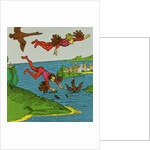 Daedalus and Icarus, 15th century by Anonymous