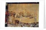 Cortes sails for Mexico, 1518 by Spanish School