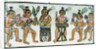Ms Palat. 218-220 Book IX Aztec musicians from an account of Aztec crafts in Central Mexico by Spanish School