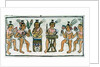 Ms Palat. 218-220 Book IX Aztec musicians from an account of Aztec crafts in Central Mexico by Spanish School
