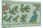Ms Palat. 218-220 Book IX Animals of the Aztec Emperor by Spanish School