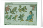 Ms Palat. 218-220 Book IX Animals of the Aztec Emperor by Spanish School
