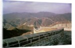The Great Wall of China stretching over the mountains, built in the Ming dynasty by Anonymous