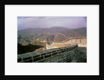 The Great Wall of China stretching over the mountains, built in the Ming dynasty by Anonymous
