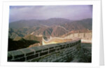 The Great Wall of China stretching over the mountains, built in the Ming dynasty by Anonymous