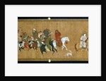A convoy of Mongols, Chinese, 14th century by School Chinese