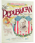 The Republican Two Step and March, song sheet dedicated to William McKinley, 1896 by American School
