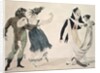 Good Form, No. 1: The Waltz, satirical cartoon, c.1820 by French School