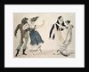 Good Form, No. 1: The Waltz, satirical cartoon, c.1820 by French School