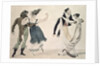 Good Form, No. 1: The Waltz, satirical cartoon, c.1820 by French School