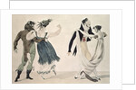 Good Form, No. 1: The Waltz, satirical cartoon, c.1820 by French School