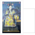 Portrait of the Empress Dowager Cixi by School Chinese