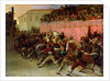 The Riderless Racers at Rome, 1817 by Theodore Gericault