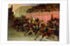 The Riderless Racers at Rome, 1817 by Theodore Gericault