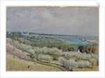 The Terrace at Saint-Germain, Spring, 1875 by Alfred Sisley