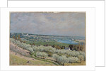 The Terrace at Saint-Germain, Spring, 1875 by Alfred Sisley
