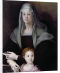 Portrait of Maria Salviati with Giulia de' Medici, c.1539 by Jacopo Pontormo
