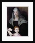 Portrait of Maria Salviati with Giulia de' Medici, c.1539 by Jacopo Pontormo
