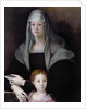 Portrait of Maria Salviati with Giulia de' Medici, c.1539 by Jacopo Pontormo