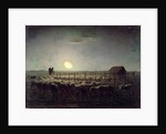 The Sheepfold, Moonlight, 1856-60 by Jean-Francois Millet