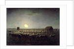 The Sheepfold, Moonlight, 1856-60 by Jean-Francois Millet