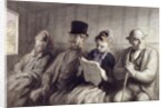 The First Class Carriage, 1864 by Honore Daumier