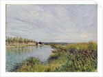 View of Saint-Mammes, c.1880 by Alfred Sisley