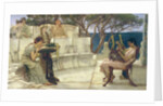 Sappho and Alcaeus, 1881 by Lawrence Alma-Tadema