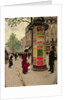 Paris Kiosk, early 1880s by Jean Beraud