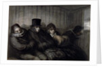 The Second Class Carriage, 1864 by Honore Daumier