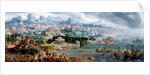 Panoramic Fantasy with the Abduction of Helen, 1535 by Maerten van Heemskerck