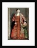 Portrait of Countess Livia da Porto Thiene and her Daughter, Portia, c.1551 by Veronese