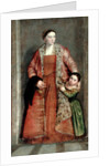 Portrait of Countess Livia da Porto Thiene and her Daughter, Portia, c.1551 by Veronese