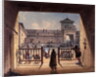 Interior of Fort Laramie, 1858-60 by Alfred Jacob Miller