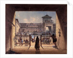 Interior of Fort Laramie, 1858-60 by Alfred Jacob Miller