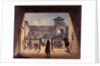 Interior of Fort Laramie, 1858-60 by Alfred Jacob Miller