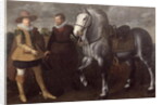 Portrait of a Gentleman with His Horse and Groom, 1624 by Adriaen I van Nieulandt