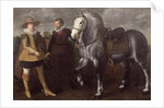 Portrait of a Gentleman with His Horse and Groom, 1624 by Adriaen I van Nieulandt