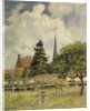 The Church at Eragny, 1884 by Camille Pissarro