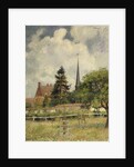 The Church at Eragny, 1884 by Camille Pissarro