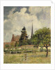 The Church at Eragny, 1884 by Camille Pissarro