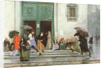 Coming Out of Church, before 1875 by Raimundo de Madrazo y Garreta