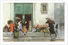 Coming Out of Church, before 1875 by Raimundo de Madrazo y Garreta