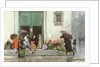 Coming Out of Church, before 1875 by Raimundo de Madrazo y Garreta