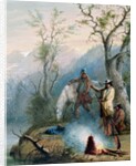Roasting the Hump Rib, 1837 by Alfred Jacob Miller