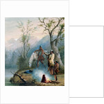 Roasting the Hump Rib, 1837 by Alfred Jacob Miller