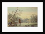 Trapping Beaver, 1858 by Alfred Jacob Miller